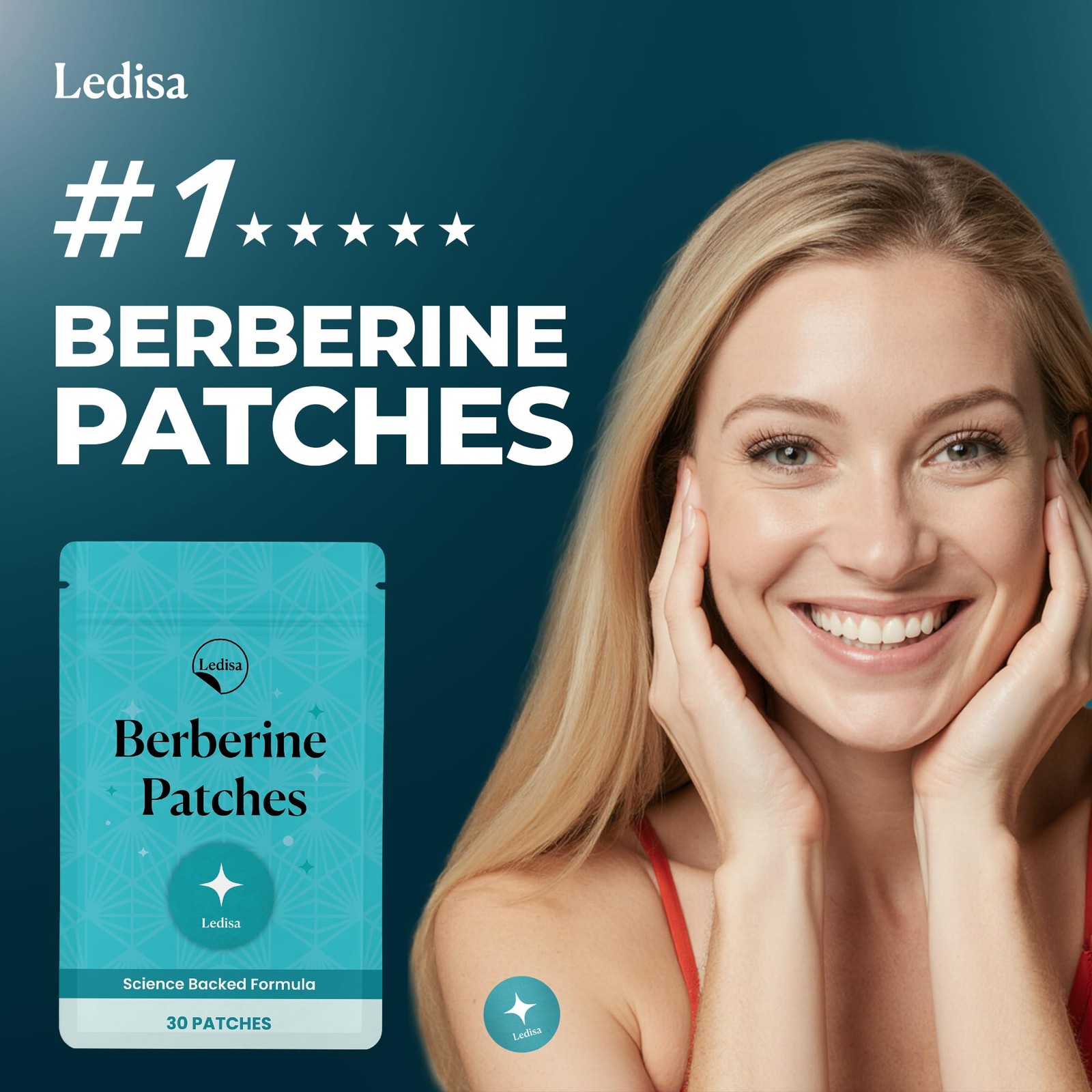 Berberine Patches | Berberine Patch with L-Glutamine, Garcinia Cambogia, Resv…