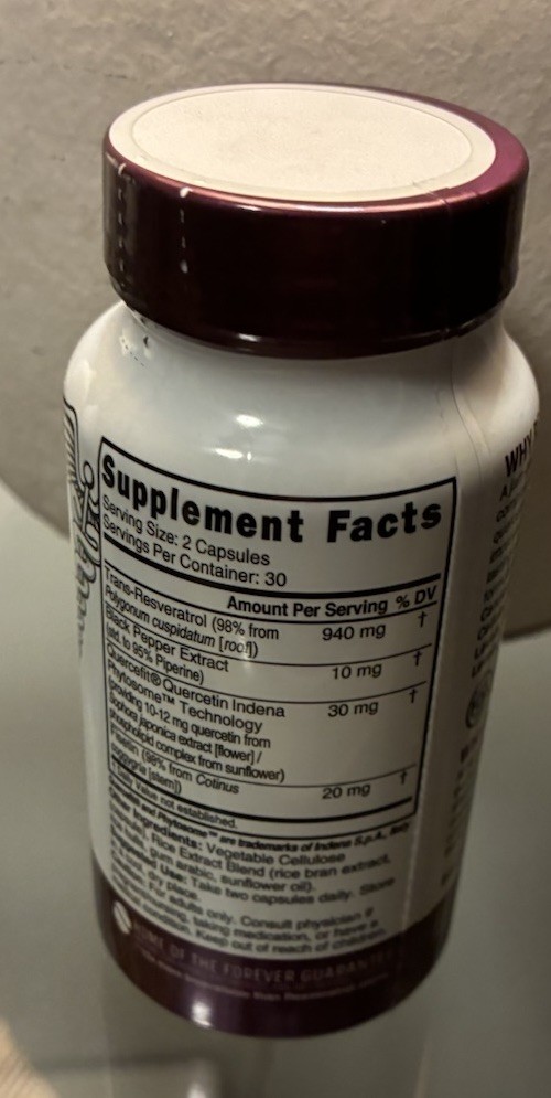 Nutri by Nature’s Fusions Resveratrol+ 15x More Bio available 1000mg 05/2028 New
