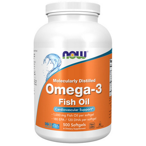 Omega-3 500 Softgels By Now Foods