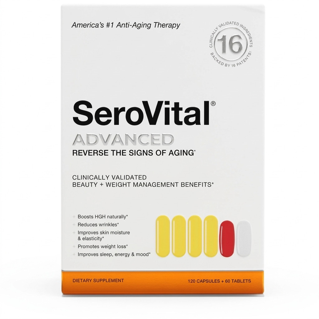SeroVital Advanced Dietary Supplement 120 Capsules + 60 Tablets