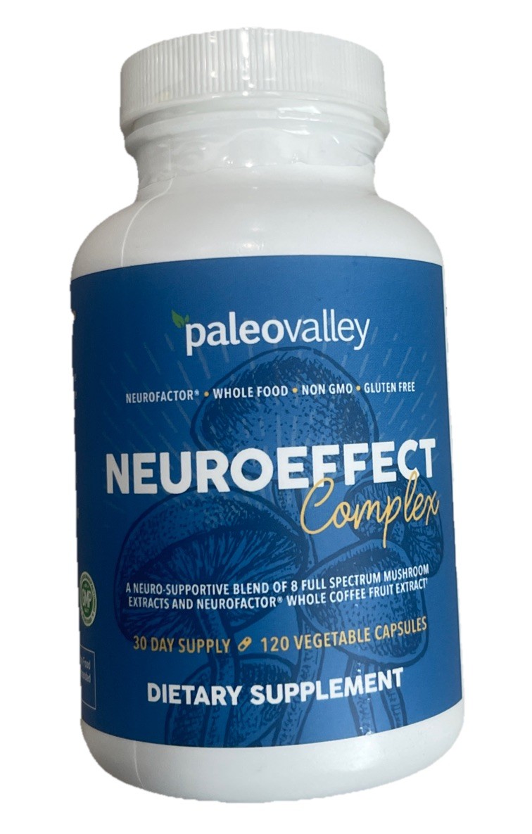 Paleovalley Neuroeffect Complex Organic Mushrooms 120 Veggie Caps 8/26