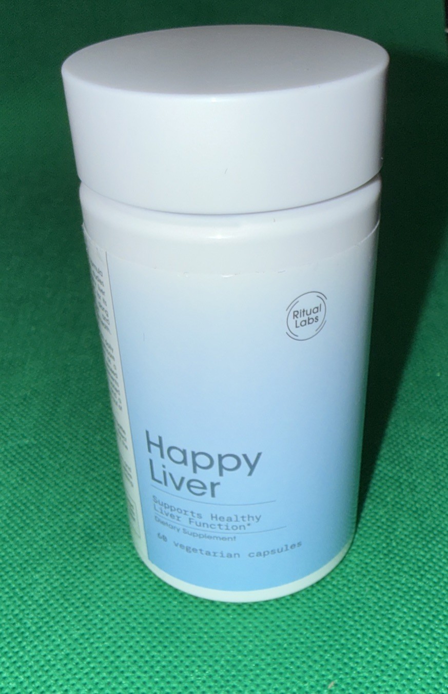 Happy Liver Ritual Labs Supports Healthy Liver Function 60 Count 05/2028