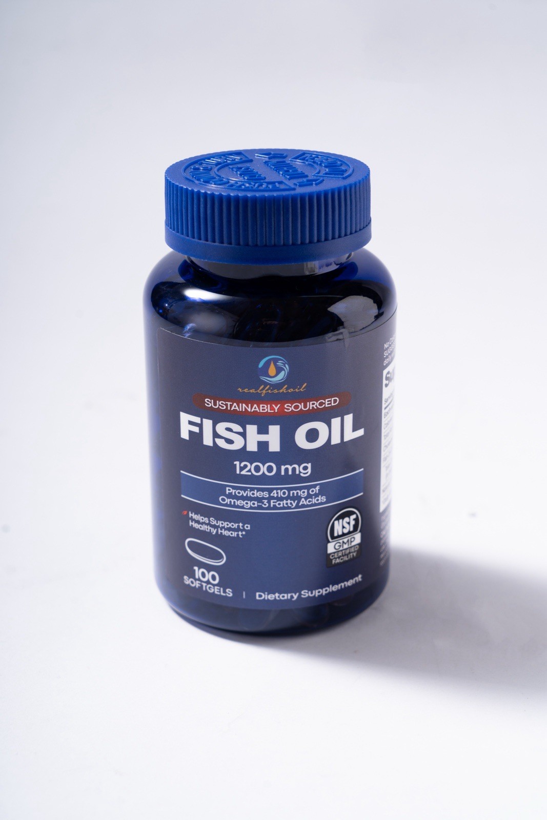 REAL FISH OIL Omega-3 Fish Oil 1200mg TG Form | EPA DHA | Made in USA |