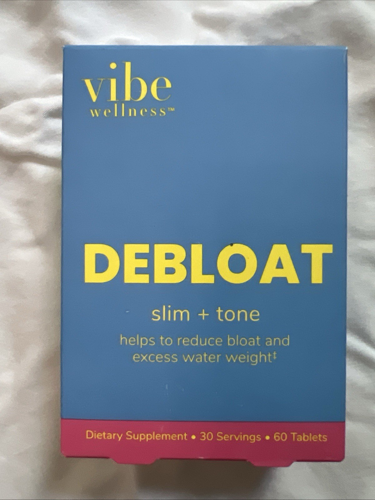 Exp 2028-10 Vibe Wellness DEBLOAT – Slim + Tone – Dietary Supplement 60 Tablets
