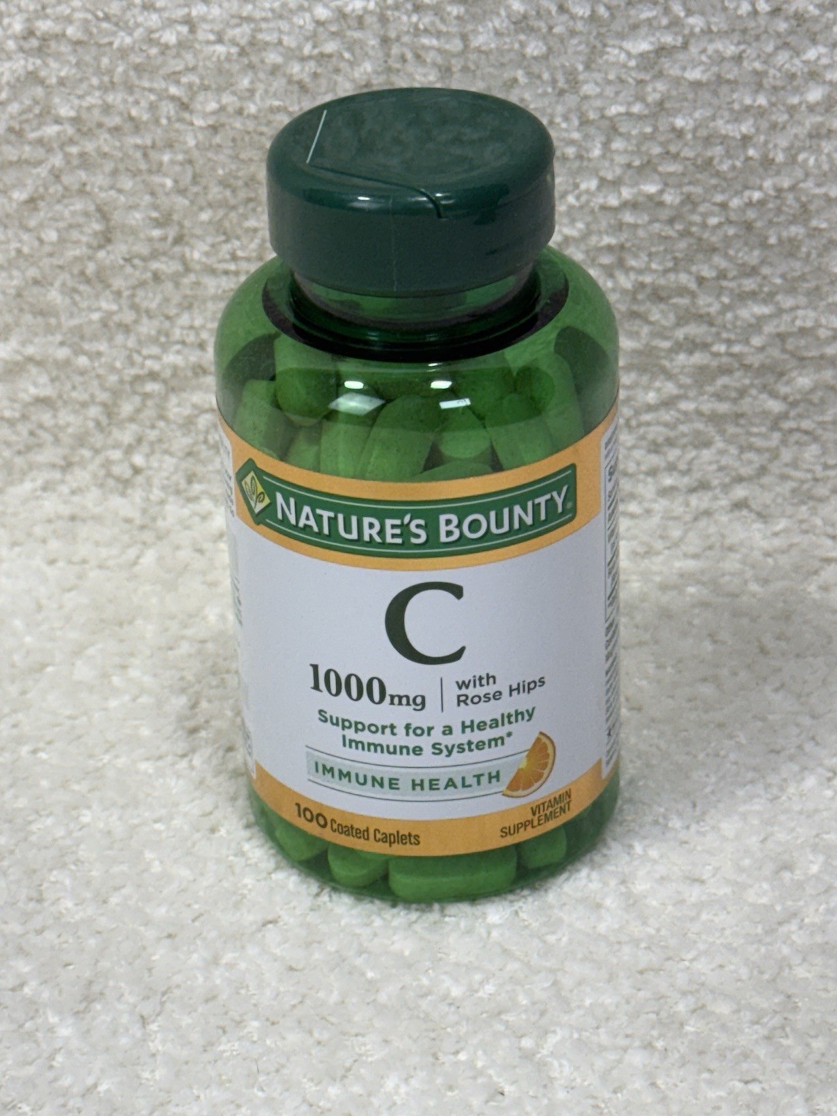 Nature’s Bounty Vitamin C w/Rose Hips 1,000 mg 100 Caps Exp 06/2028