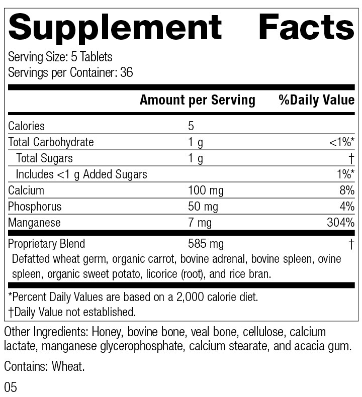 Standard Process Bio-Dent Whole Food Supplement, 180 Tablets
