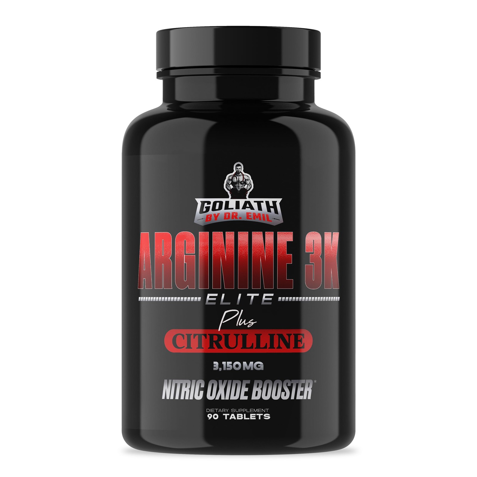 Arginine 3K Elite – High-Dose Nitric Oxide Booster – Supports Blood Flow, Mus…
