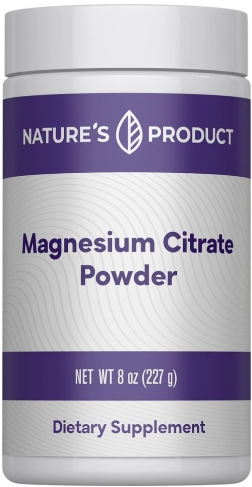 Magnesium Citrate Powder, 8 oz (227 g) Bottle