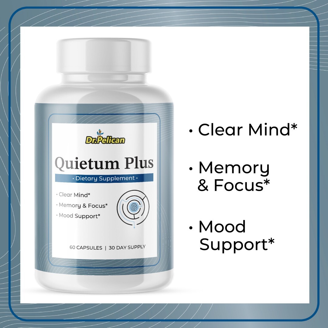 Quietum Plus- Brain Support- 12 Bottles- 720 Capsules
