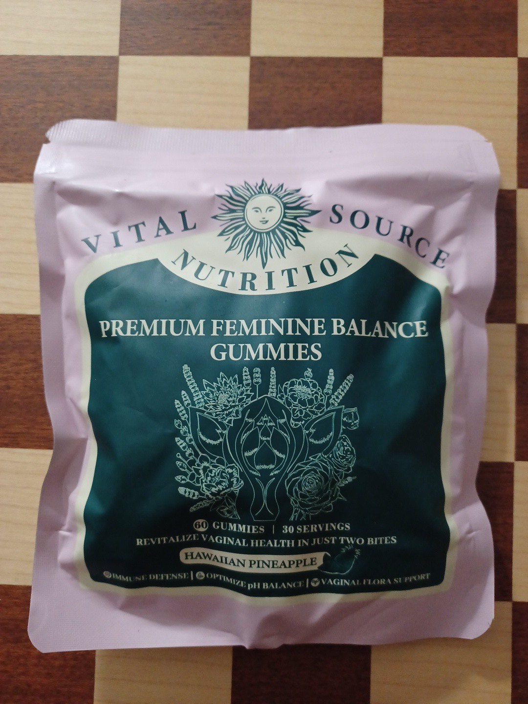 Vital Source Nutrition Premium Feminine Balance Gummies 60 Gummies Exp 6/2027