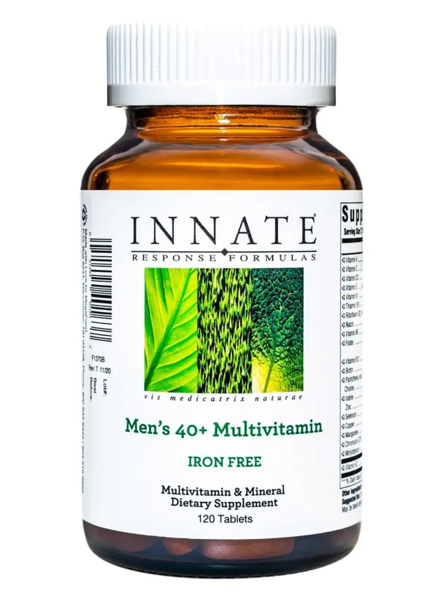 Innate Response Men’s 40+ Multivitamin – 120 Tablets Whole Food Formula