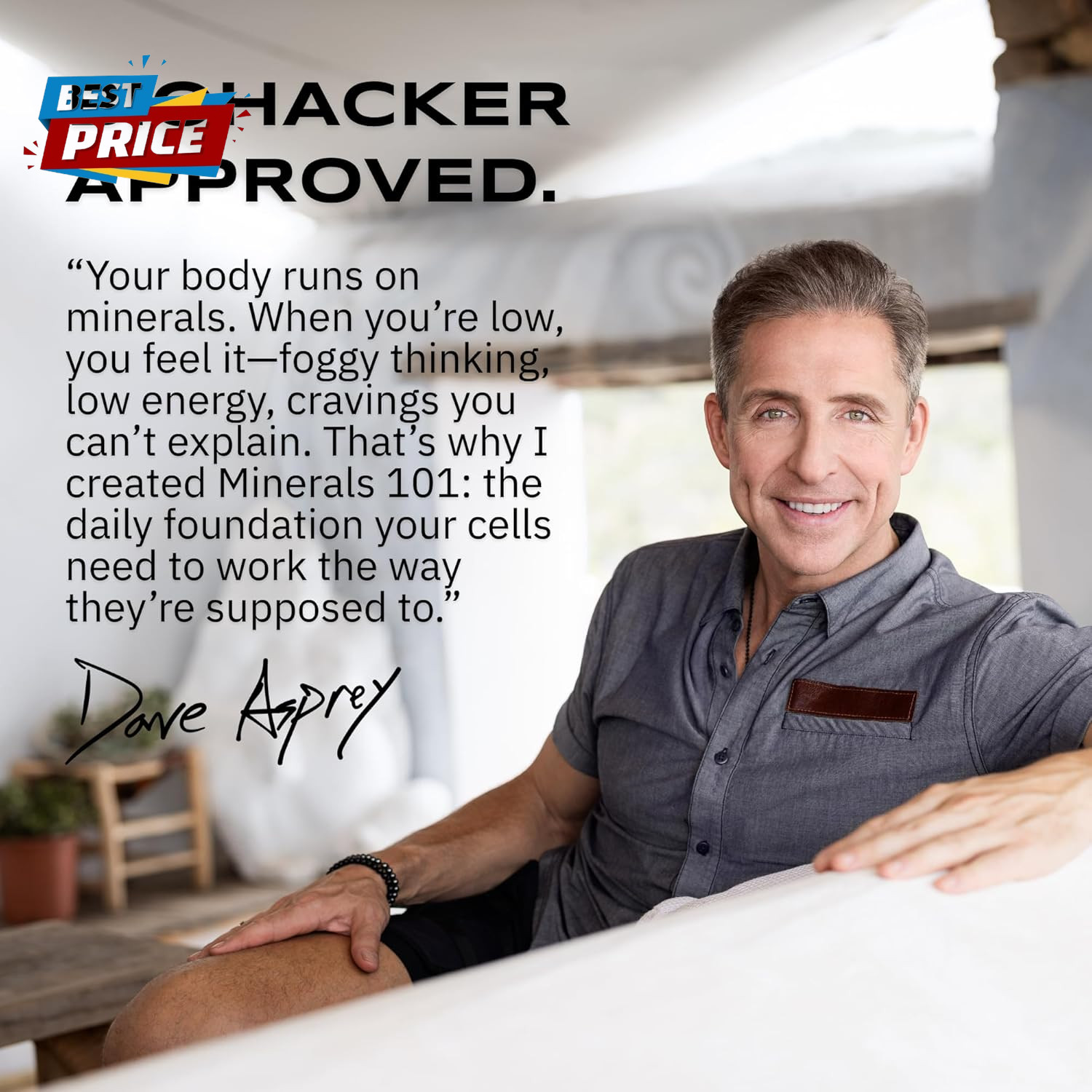 Minerals 101 by Dave Asprey, Daily Essential Mineral Support ,Trace Supplement