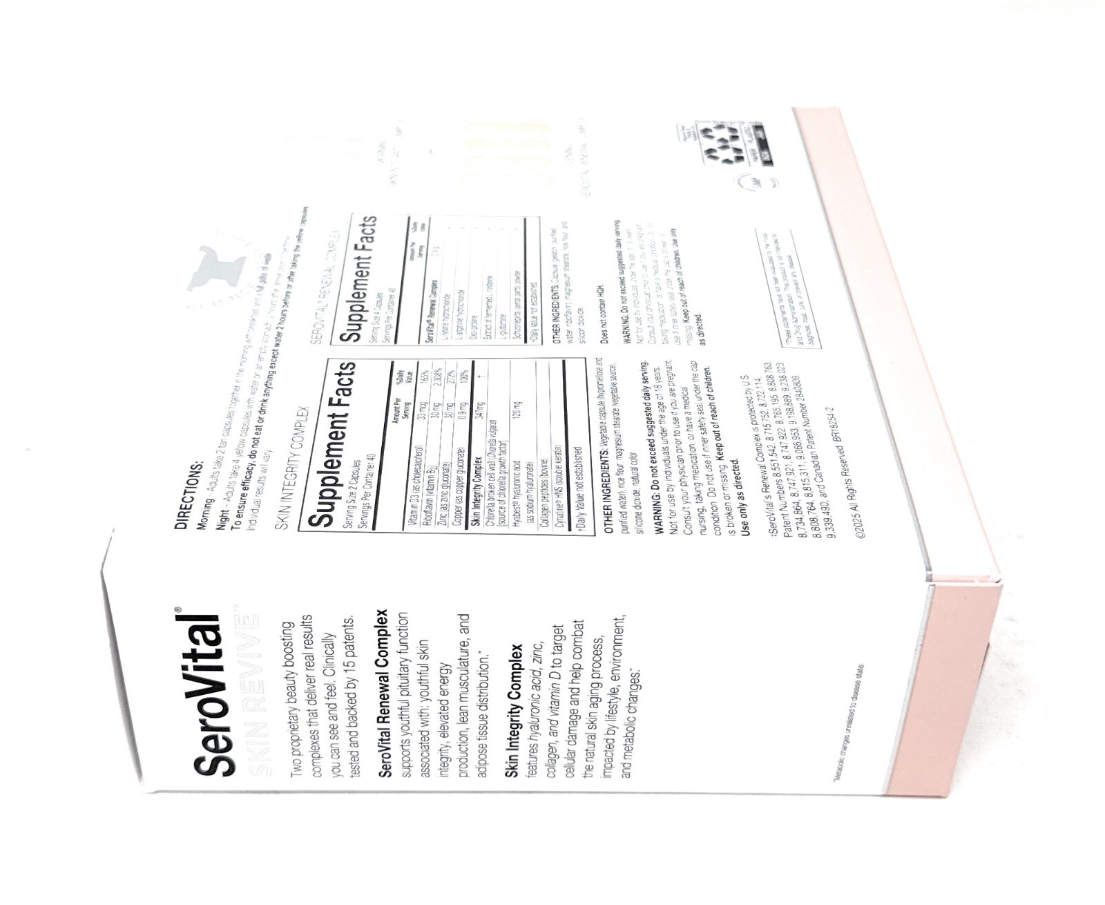 Serovital 180 Count, 45Day, Boost HGH, Increase Muscle, Lose Weight Exp: 09/2026
