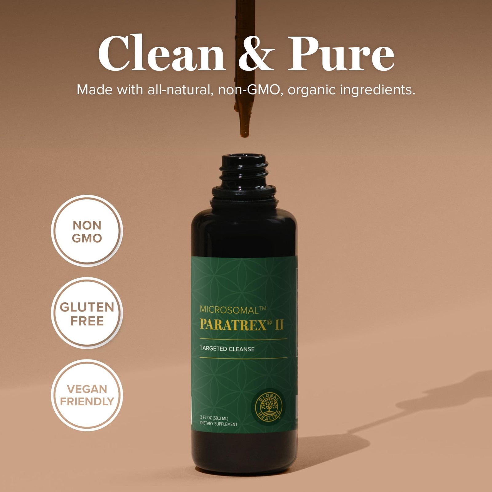 Global Healing Paratrex II – Advanced Detox Support – 2 Fl Oz