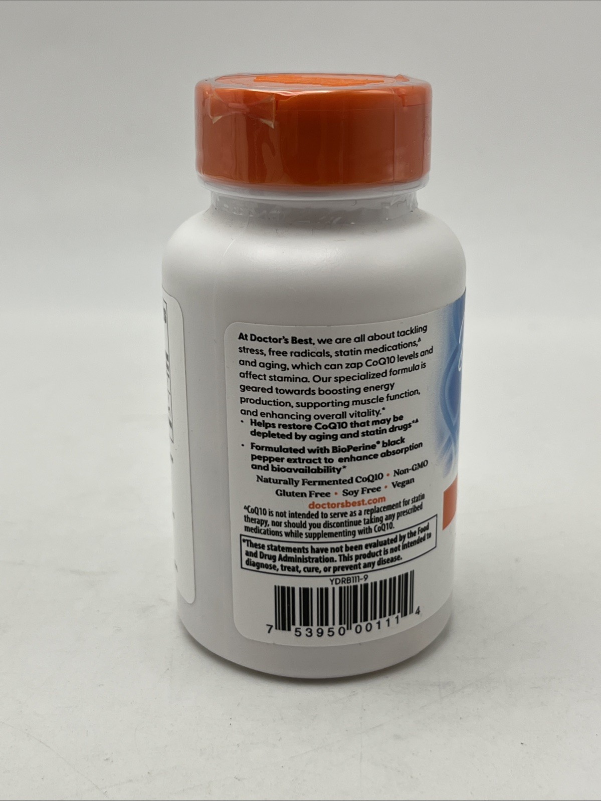 Doctor’s Best High Absorption Coq10 with Bioperine 200 mg 60 Veg Caps Exp 09/26