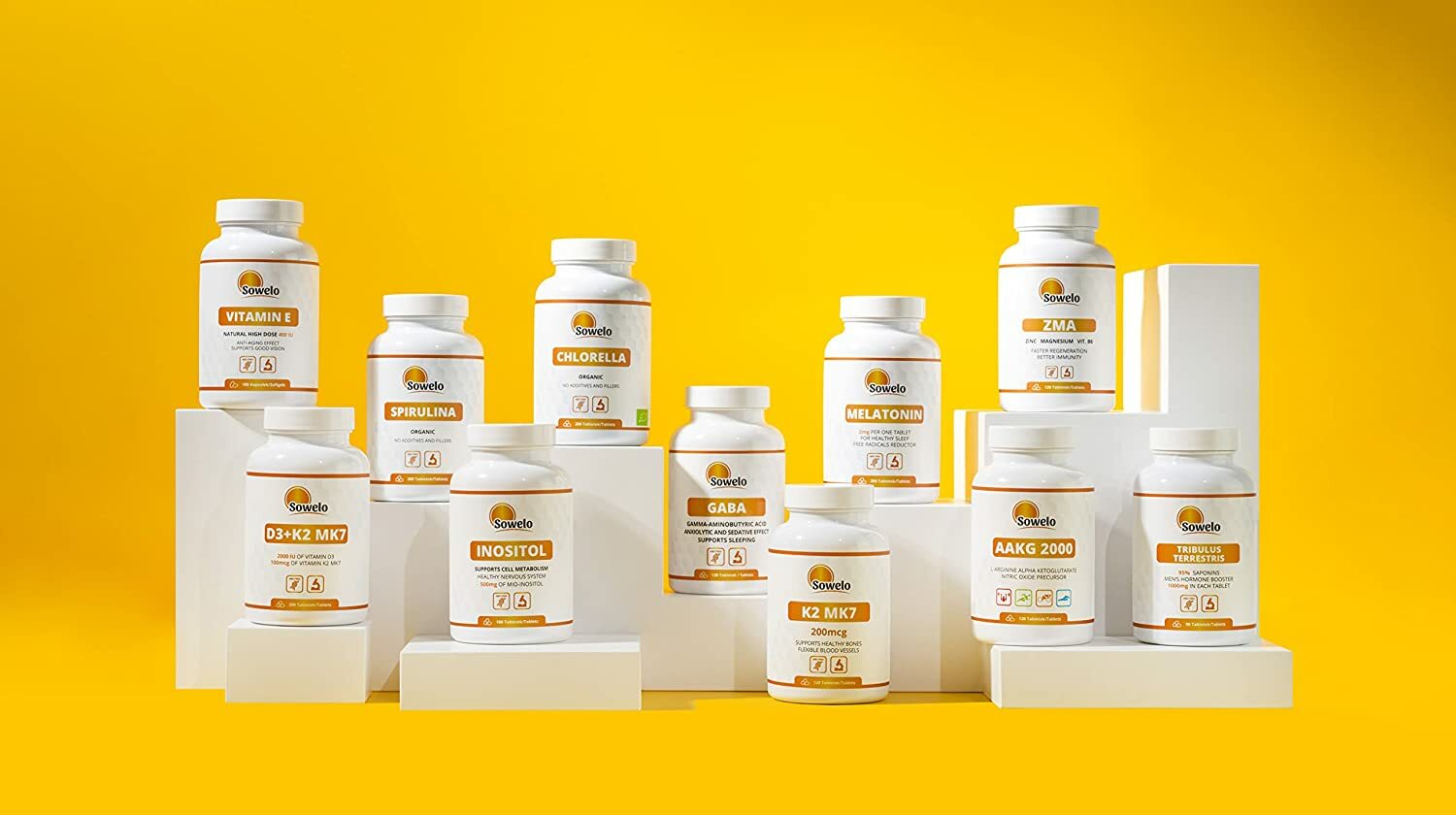 SOWELO CHOLINE & INOSITOL 500mg TABLETS FOR HEALTHY LIVER AND WELL-BEING