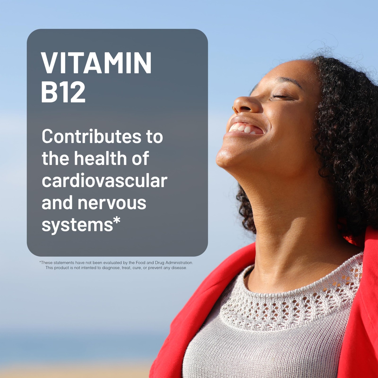 Vitamin B12 1000 mcg Dietary Supplement for Supporting Energy Metabolism, Me…