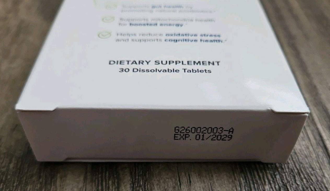 Authentic Gundry MD Ultimate H2 30 Dissolvable Tablets B12 & Magnesium Exp 1/29