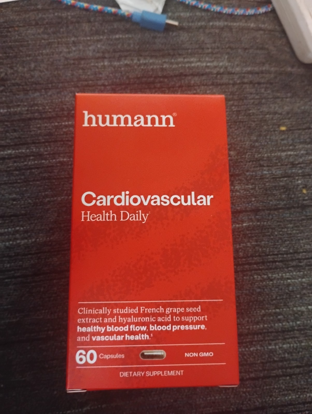 humann Cardiovascular Health Daily Supplement 60 Capsules Non-GMO Exp: 01/2028