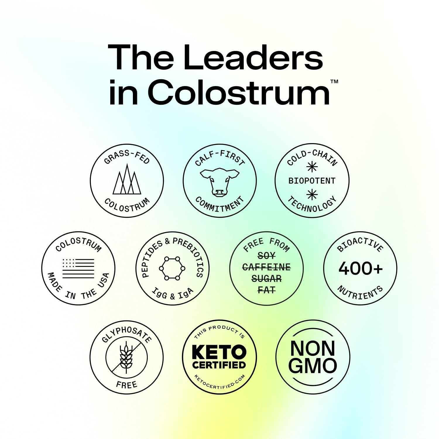 Colostrum Powder – Blood Orange Flavor | Gut Health, Skin & Hair Support | Keto,