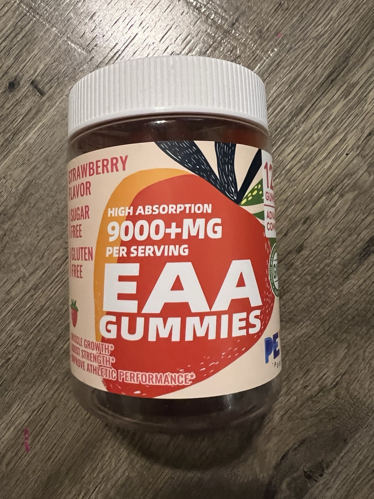 EAA PETS PUREST GUMMIES, Strawberry Muscle Growth 9000+MG Sugar Free Gluten Free