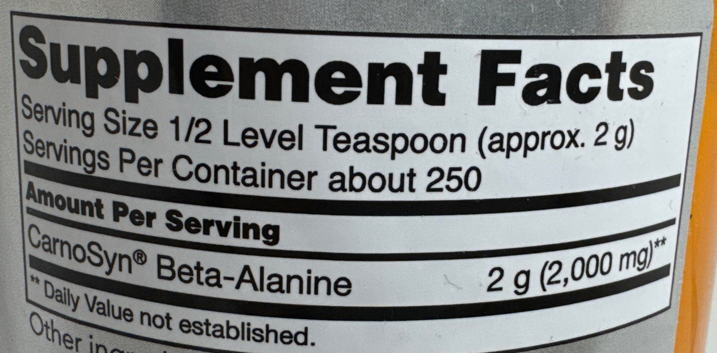 NOW Foods Sports Beta-Alanine 17.6 oz 500 g Exp 09/2029-New-US Seller