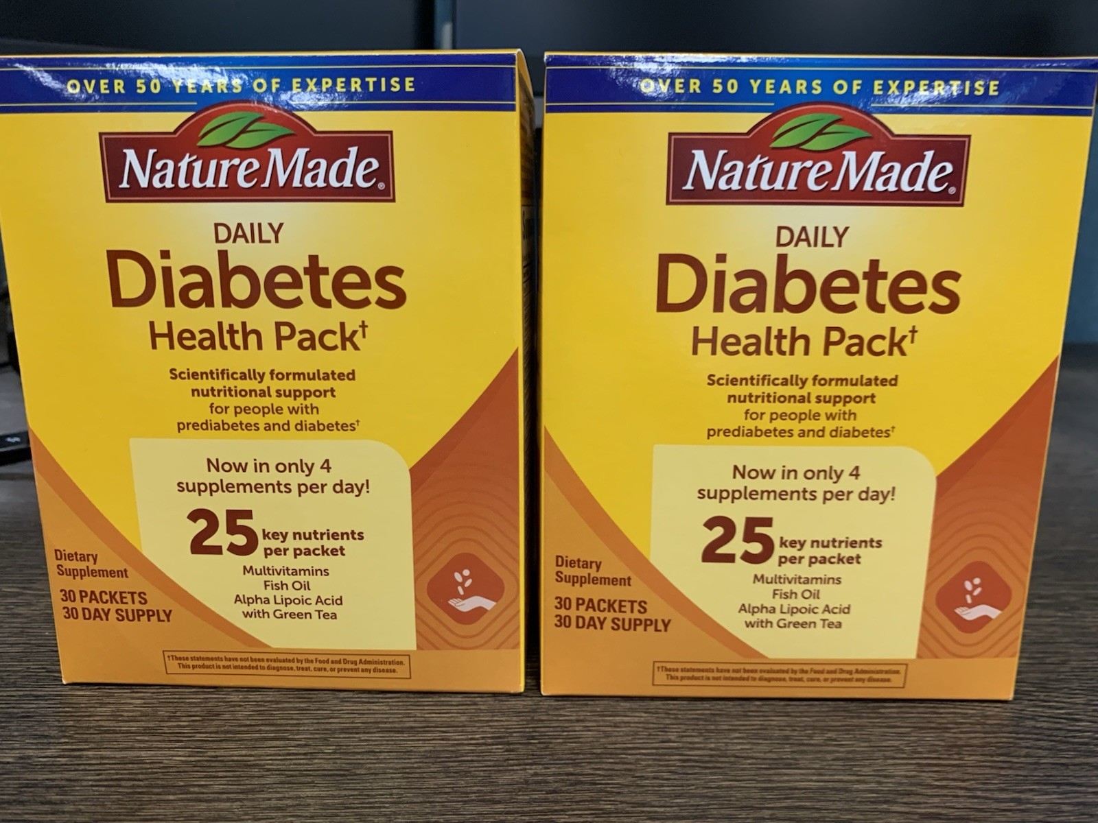 Nature Made Diabetics Health Pack , 30 Day Supply Pack of 2