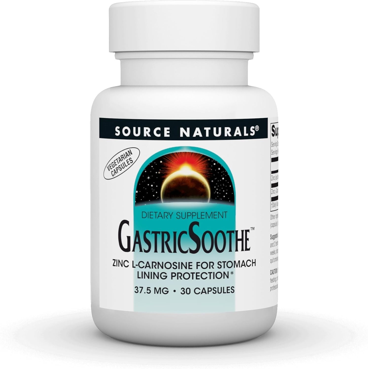 Zinc L-Carnosine Supplement – 30 Veggie Caps for Gastric Health