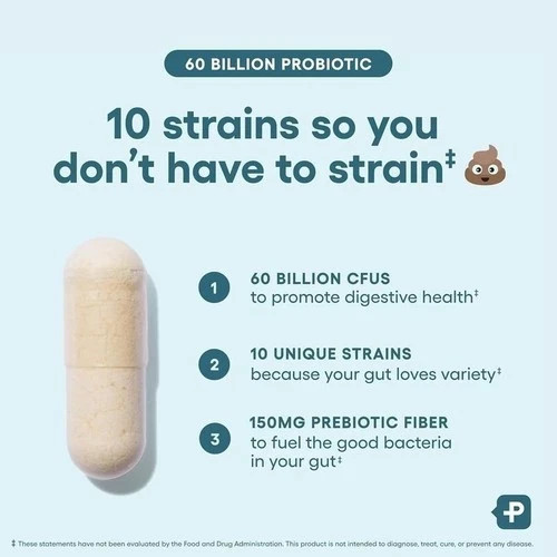 Physician’s Choice 60 Billion Probiotic 10 Strains Digestive Support 30 Caps