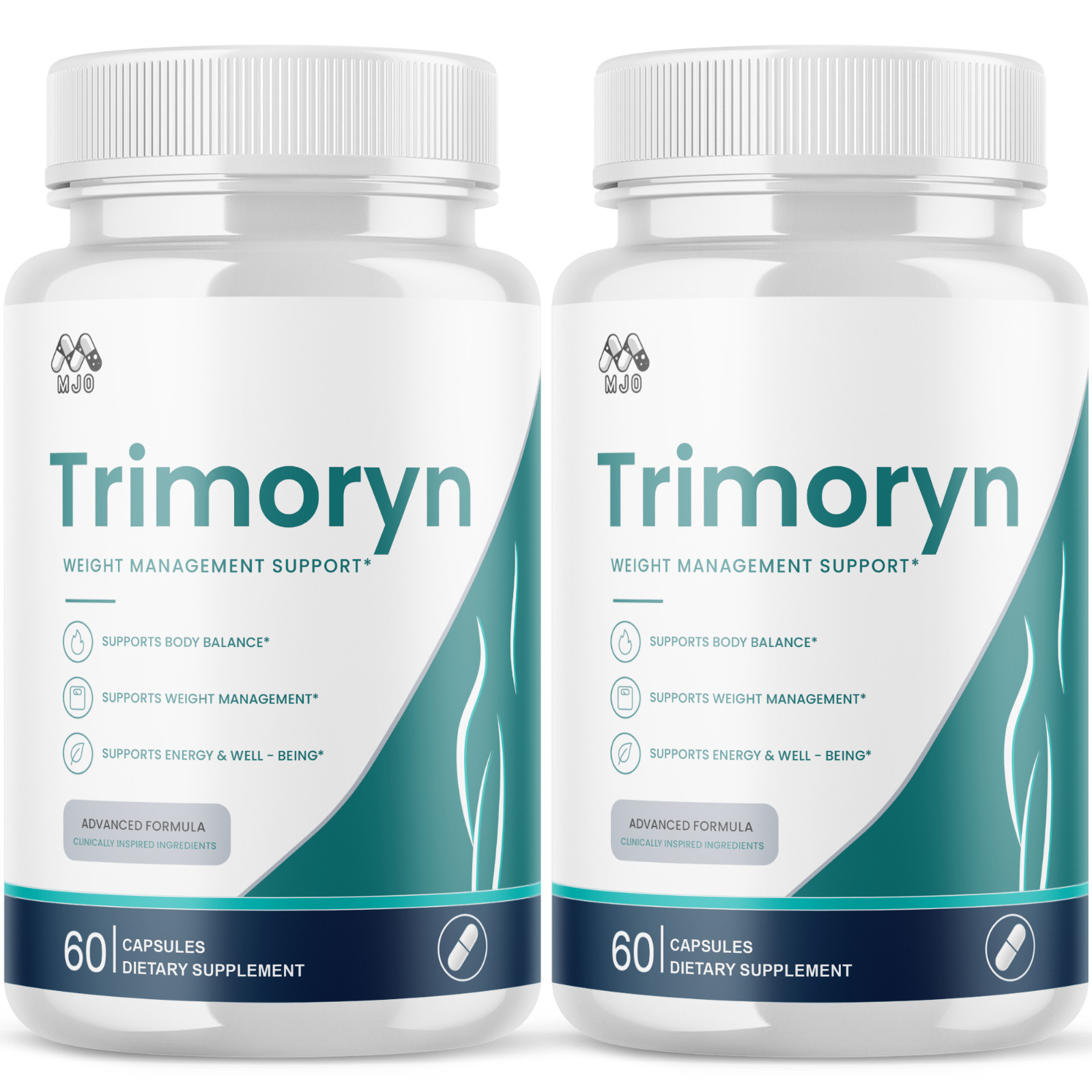 (2 Pack) Trimoryn Advanced Weight Management Support Supplement 120 Capsules