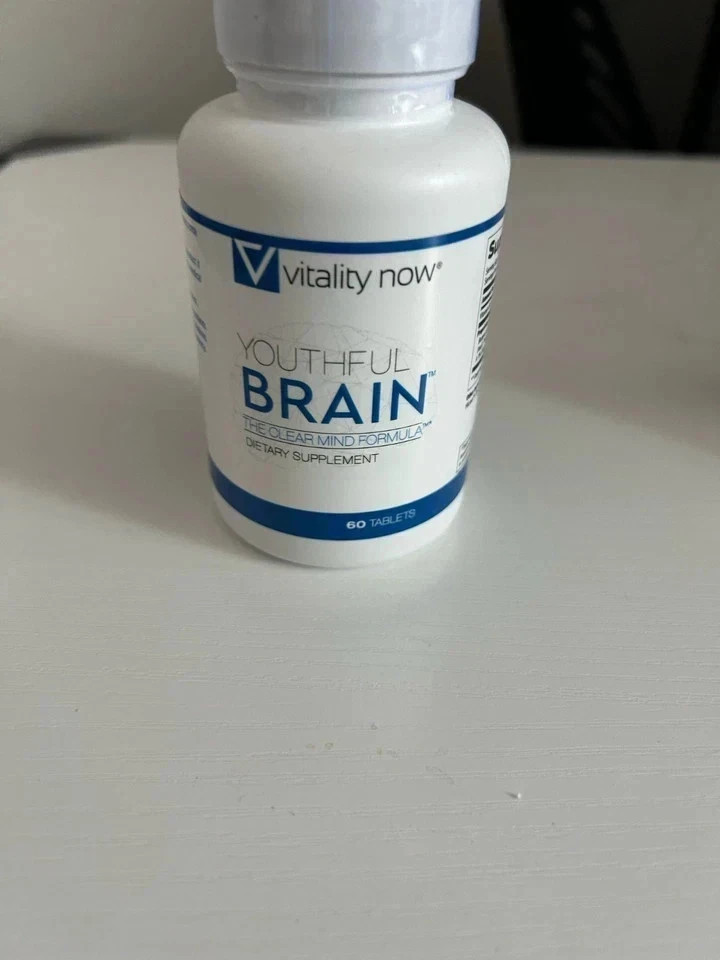 5 Pack Vitality Now Youthful Brain Memory Health Supplement Tablets – 60 Count