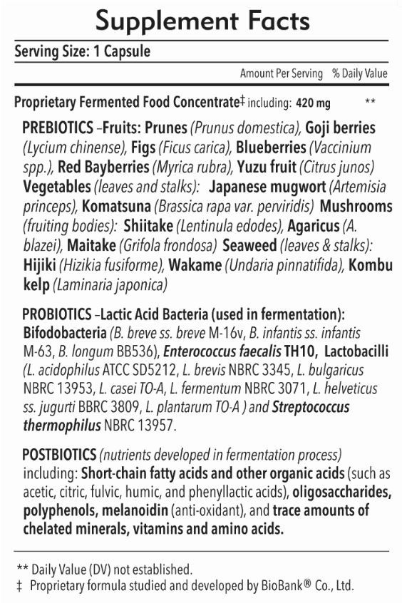 Dr. Ohhira’s Probiotics – Original Formula – 100 Capsules – Probiotic