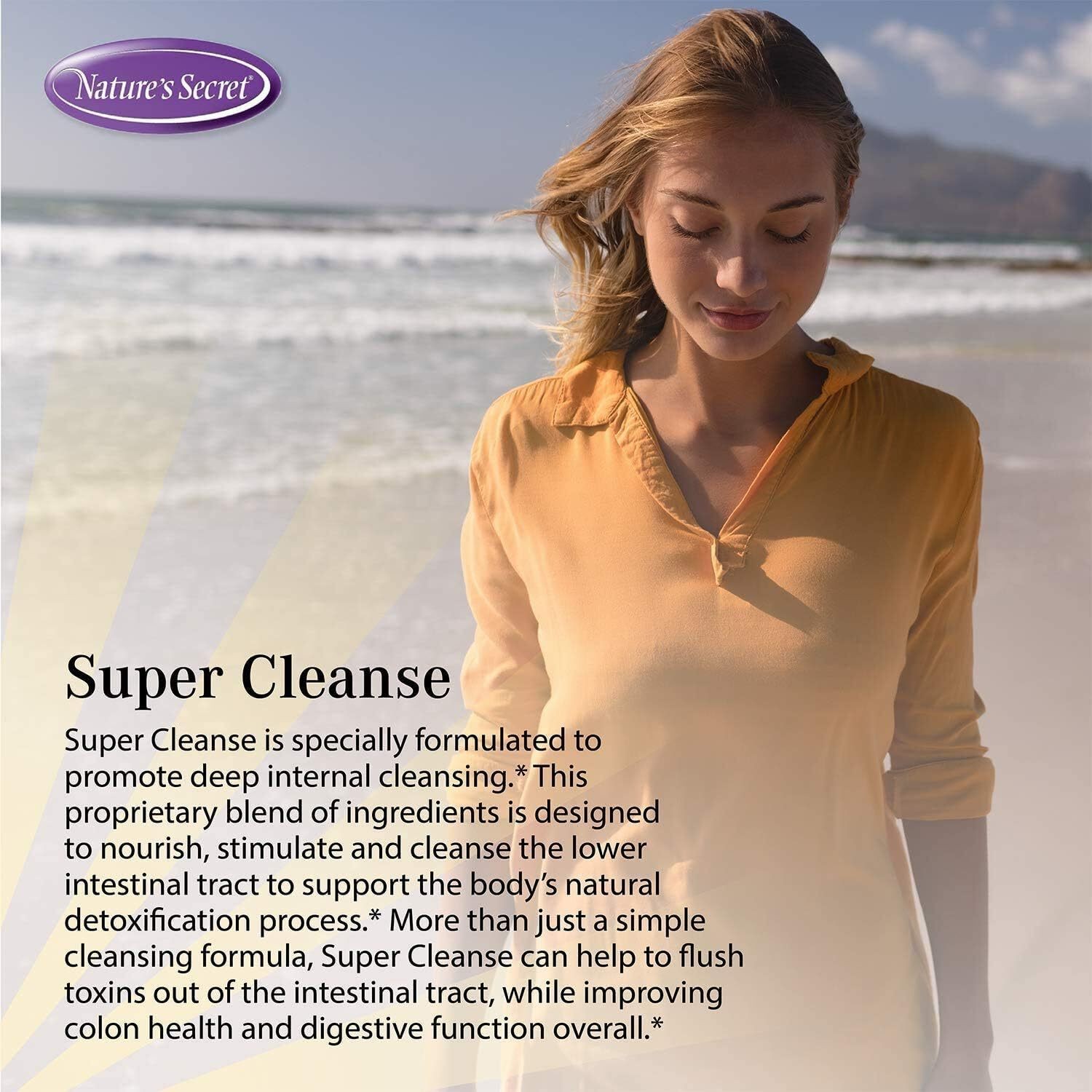 Nature’s Secret Super Cleanse Nourish, Stimulate & Cleanse, 200 Tablets