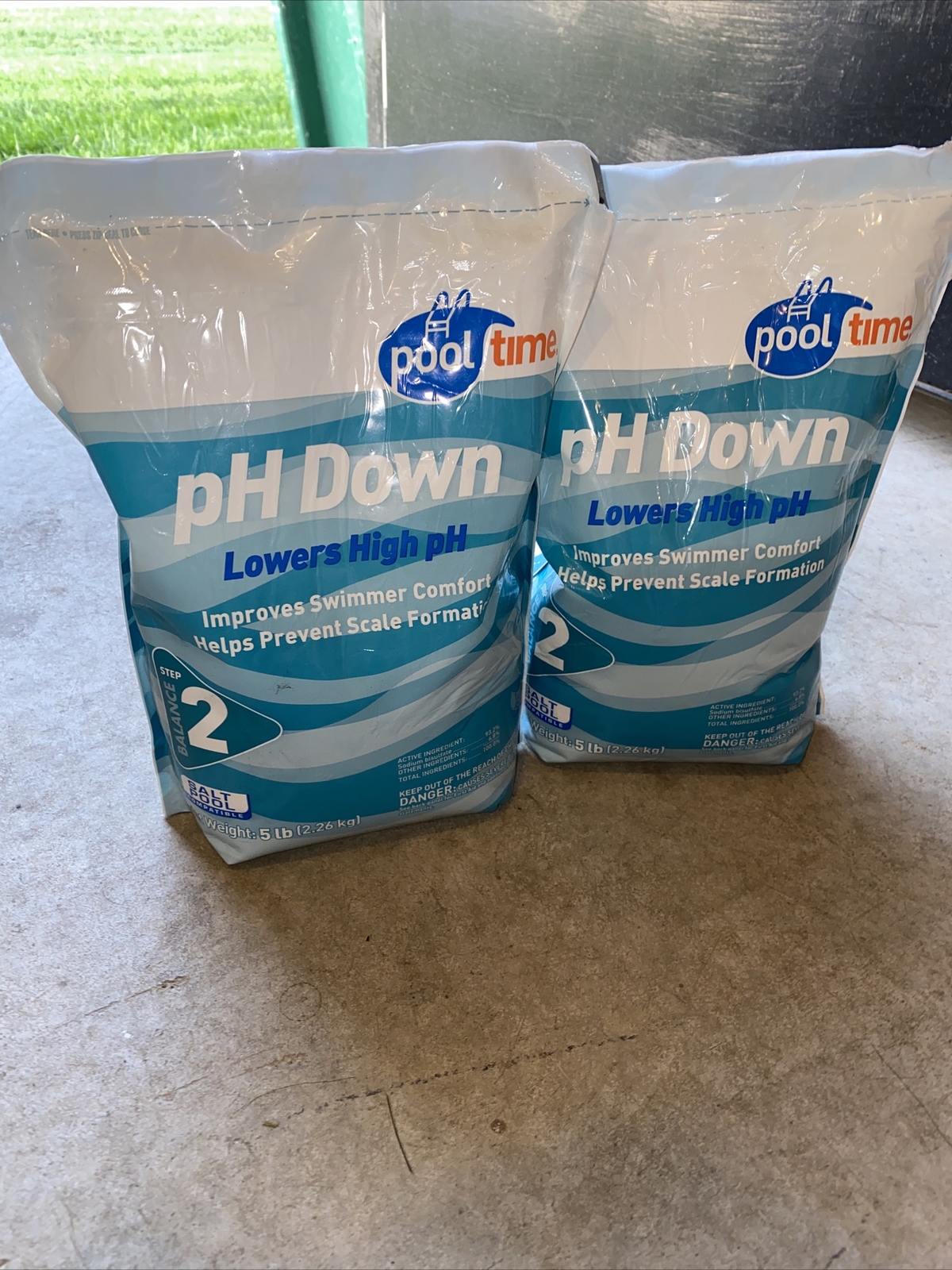 Pool Time 5 lbs SALT BRAND NEW UNOPENED, Sealed 2 Pack