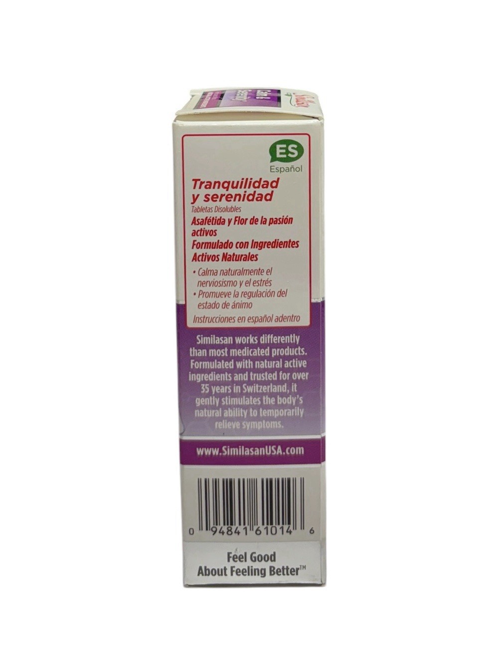 Similasan Calm & Serenity Homeopathic Original Swiss Form 60 Tabs Stress Nervous