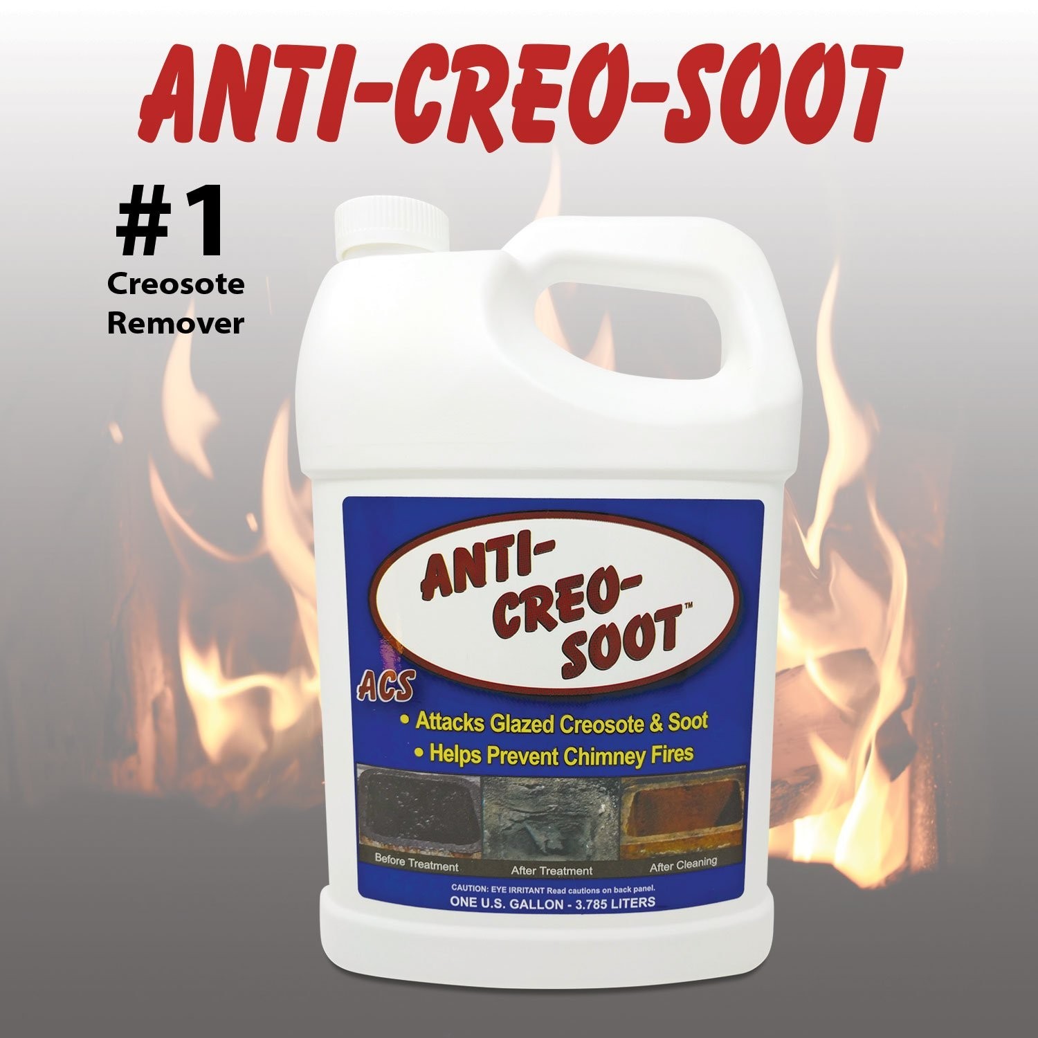 ACS Anti-Creo-Soot Liquid 128 Fl Oz 128 Fl Oz (Pack of 1)