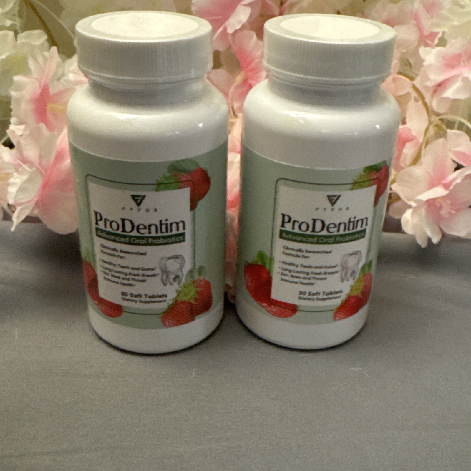 2 Prodentim Chewable Tablets For Gums And Teeth Oral Probiotics Strawberry 11/26