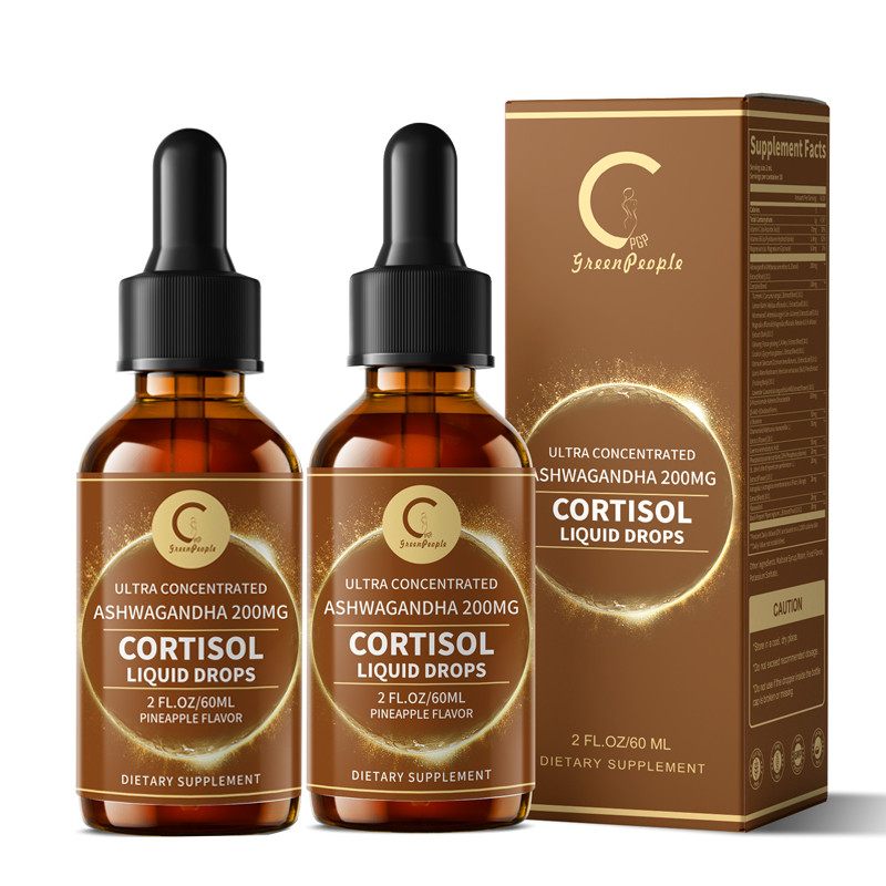 Cortisol Supplement Magnesium Glycinate & Ashwagandha Cortisol Manager Drops