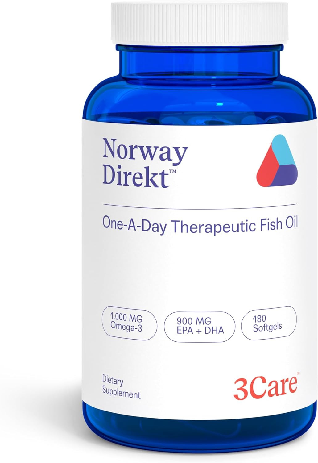 Norway Direkt Omega-3 Fish Oil 2,000Mg of Omega-3 per 2 Softgel| 1060Mg EPA, …