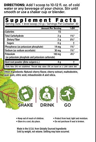 Country Farms Bountiful Beets Powder Cherry Flavor Superfood 10.6 Ounce