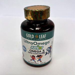 Gold Leaf UltraOmega Junior Omega 3 – 250 mg / 250 softgels